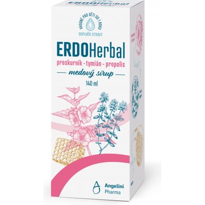 ERDOHerbal medový sirup 140 ml – Zboží Dáma
