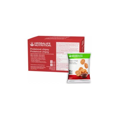 Herbalife Proteinové chipsy barbecue 10 x 30 g – Sleviste.cz