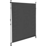 MultiGarden AW-039 Upínací výsuvná markýza s klikou, výškově nastavitelná, 180 x 220 cm, antracit – Sleviste.cz