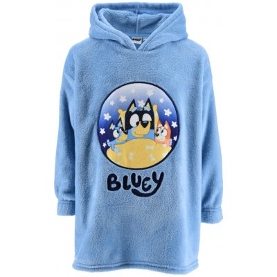 Dětská mikinová deka Bluey Stars modrá – Zboží Dáma
