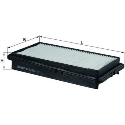 Vzduchový filtr KNECHT LX 667 – Hledejceny.cz