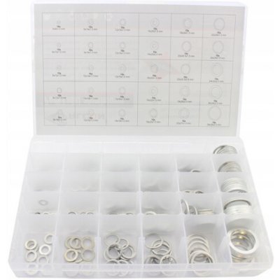 Falcon Hliníkové těsnící podložky, sada 300 ks F01005 – Hledejceny.cz