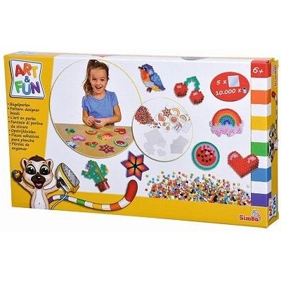 Simba Art&Fun Dárková sada zažehlovací korálky 10 000 ks – Zboží Dáma