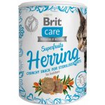 Brit Care Snack Superfruits Herring Dospělé, sterilizované kočky 100 g – Zboží Mobilmania