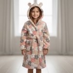 Kugo FZ1083 dívčí župan béžový – Zboží Dáma