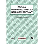Baloušek Tisk ET210 Záznam o provozu vozidla nákladní dopravy stazka – Zboží Dáma