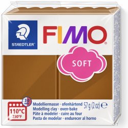 Fimo Staedler soft hnědá 57 g