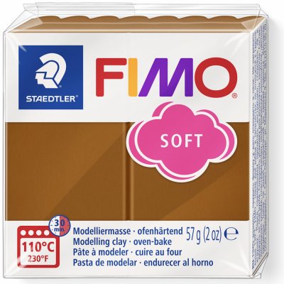 Fimo Staedler soft hnědá 57 g – Sleviste.cz