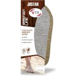 VTR Vložky do bot Barefoot Justar šedé – Zboží Dáma