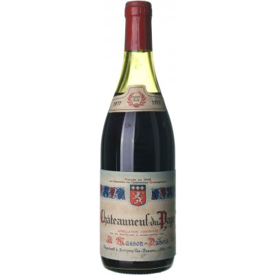 A Masson - Dubois Châteauneuf du Pape suché červené 1977 0,75 l (holá láhev) – Hledejceny.cz