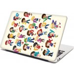 Sablio Samolepka na notebook Abeceda - 29x20 cm – Zboží Živě
