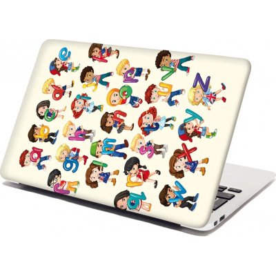 Sablio Samolepka na notebook Abeceda - 29x20 cm – Zboží Živě