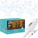 SPRINGOS LED krápníky 22,5m 500LED IP44 studená bílá + záblesky – Zboží Dáma