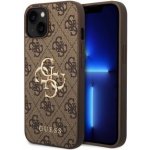 Pouzdro Guess PU 4G Metal Logo iPhone 15 hnědé – Hledejceny.cz