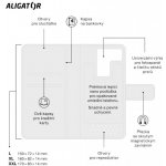 ALIGATOR UNIVERSE XL hnědé – Zboží Živě