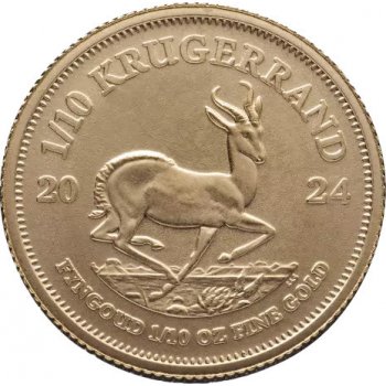 Rand Refinery Zlatá mince Krugerrand 1/10 oz 2024