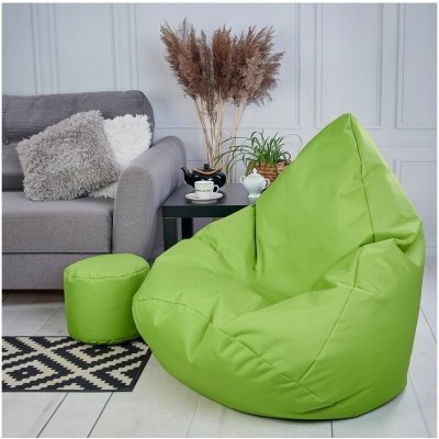 Supplies sedací pytel outdoor relax nesnímatelný potah polyester zelený – Zboží Mobilmania