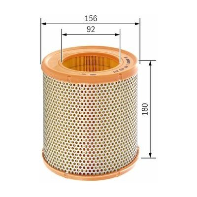 BOSCH Vzduchový filtr 1457433233 – Hledejceny.cz