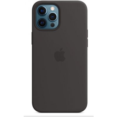 Apple Silikonový Kryt vč. Magsafe pro iPhone 12 Pro Max Black MHLG3ZE/A – Zboží Mobilmania