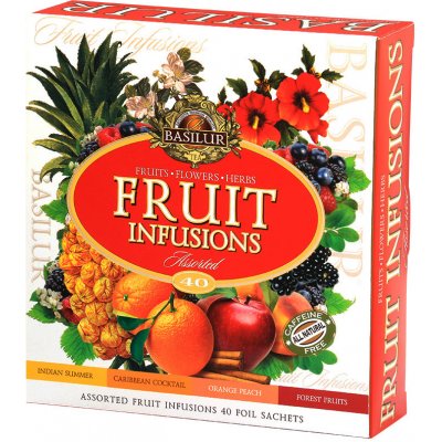 Basilur Fruit Infusions Assorted 40 sáčků – Zboží Mobilmania
