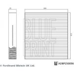 Filtr, vzduch v interiéru Blue Print ADBP250056 – Hledejceny.cz