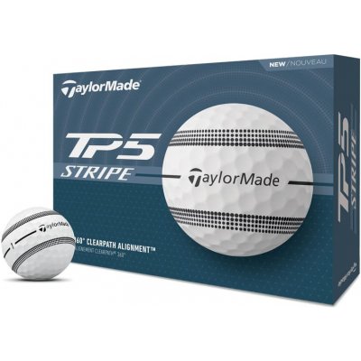 TaylorMade TP5 24 Stripe 5-plášťový bílé 3 ks – Zboží Dáma