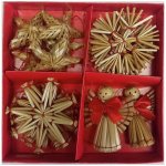 Anděl Přerov Slaměné ozdoby v krabičce 17 ks – Hledejceny.cz