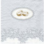 Ubrousek 33x33 cm SVATEBNÍ – Zboží Dáma