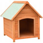 vidaXL Psí bouda masivní borové a jedlové dřevo 72 x 85 x 82 cm – Zboží Dáma