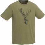 Tričko Pinewood Red Deer olivové 5038-713 – Zboží Mobilmania