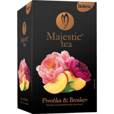 Biogena Majestic Tea Pivoňka & Broskev 20 x 2,5 g – Hledejceny.cz