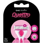 Wilkinson Sword Quattro 3 ks – Zboží Dáma