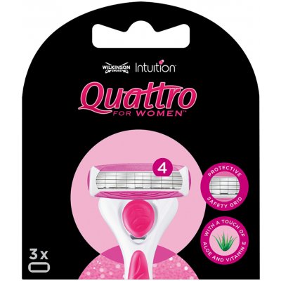 Wilkinson Sword Quattro 3 ks – Zboží Dáma