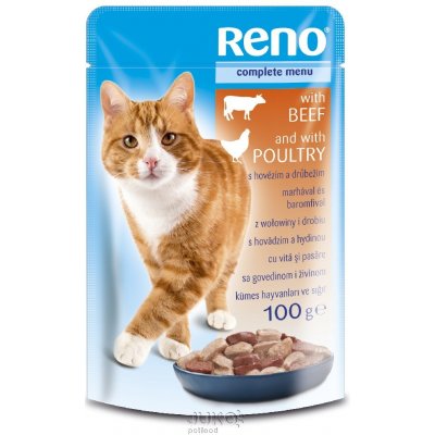 Reno CAT HOVĚZÍ DRUBEŽÍ 100 g