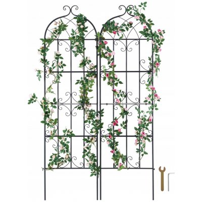 Kovová pergola Vevor s mřížkou, 180 cm – Hledejceny.cz