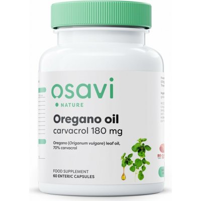 Osavi Oregano Oil Carvacrol 180 mg 60 enterických kapslí – Hledejceny.cz