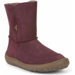 Froddo Barefoot kozačky s membránou BF Tex Suede Bordeaux – Hledejceny.cz