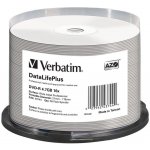 Verbatim DVD-R 4,7GB 16x, AZO, printable, spindle, 50ks (43744) – Zboží Mobilmania