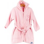 Kikko Dětský biobavlněný froté župan XKKO Organic Baby Pink Stars – Sleviste.cz