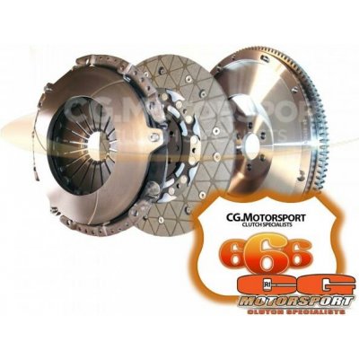 CG Motorsport Spojkový kit CG Motorsport 666 Series VW Jetta 2.0 16V TDi BKD, BMM (Sachs setrvačník) – Zboží Mobilmania
