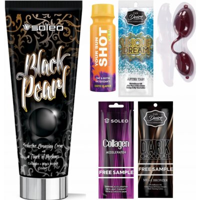 Soleo BLACK PEARL 150 ml krém do solária – Zboží Dáma Soleo BLACK PEARL 150 ml krém do solária – Zboží Dáma