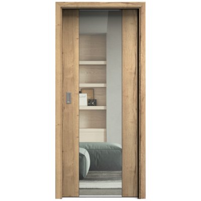 Sapeli Harmonie Komfort M40 posuvné dub Halifax 70 x 210 cm Čiré sklo – Hledejceny.cz