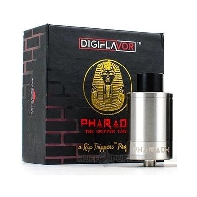 Digiflavor Pharaoh 25 Dripper Tank RDA atomizér Stříbrná 2ml – Zboží Dáma
