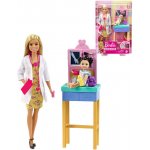 Barbie povolání herní set dětská doktorka blondýnka – Zboží Mobilmania