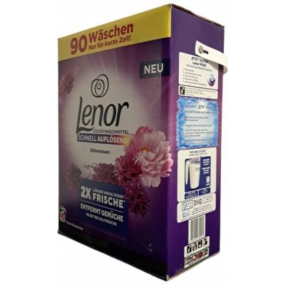 Lenor prací prášek na barevné prádlo Amethyst květinový sen 90 PD – Zboží Mobilmania