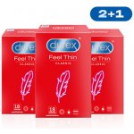 Durex Feel Thin Classic balíček 2+1 54ks – Zbozi.Blesk.cz