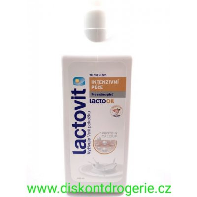 Lactovit Lactooil Intenzivní péče tělové mléko dávkovač 400 ml – Sleviste.cz