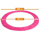 Aga kryt pružin na trampolínu 366cm růžová – Zboží Dáma