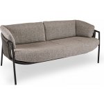 Stern Zoe 169x77x65 cm rám lakovaný hliník černý lankový výplet basalt Mélange grey rychleschnoucí výplň včetně krycí plachty – Hledejceny.cz