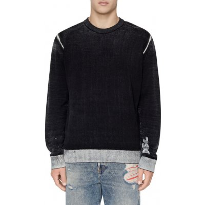 Diesel svetr K-Larence Knitwear černá – Zboží Mobilmania